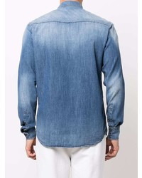 PT TORINO Long Sleeve Denim Shirt