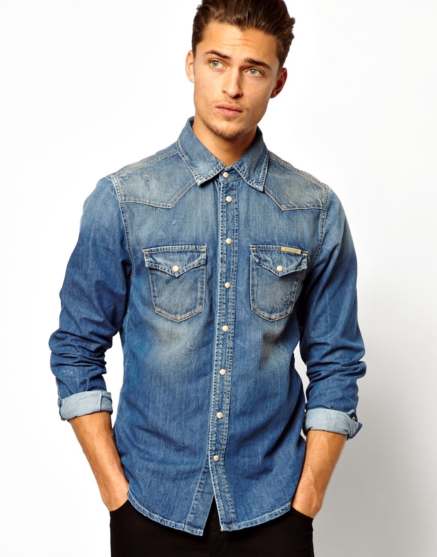 Branded Denim Shirts For Mens Age Group: 16+ at Best Price in New Delhi | L  & M Fashions Mart