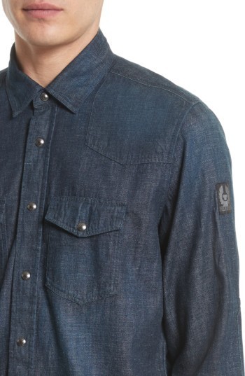 Belstaff somerford fashion denim shirt