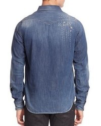 Diesel Sonora Faded Denim Shirt