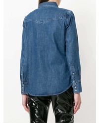 Calvin Klein Jeans Western Lean Contrast Denim Shirt