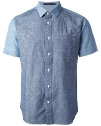 Blue Denim Short Sleeve Shirt