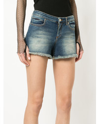 Versace Collection Contrast Pocket Denim Shorts