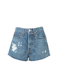 RE/DONE Distressed Detail Shorts