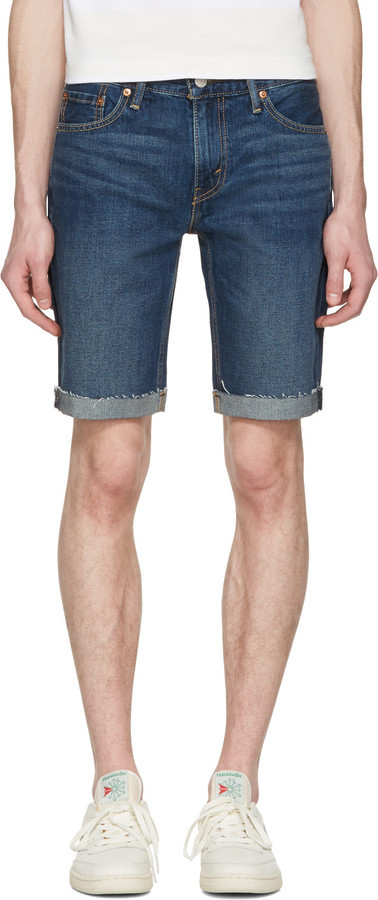 Levi's Men's 511 Cut Off Shorts Blue 38/00