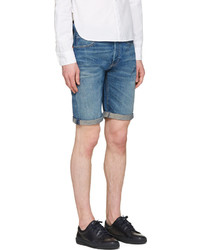 Levi's Made Crafted Blue Denim Shuttle Shorts