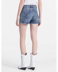 Calvin Klein Mid Blue Denim Shorts