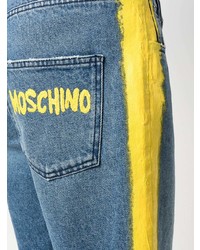 Moschino Side Stripe Denim Shorts