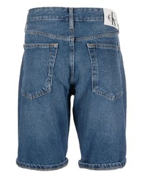 Calvin Klein Jeans Straight Leg Denim Shorts