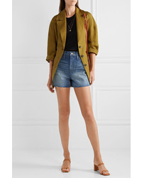 Madewell The Perfect Vintage Frayed Denim Shorts