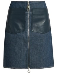Edun Patch Pocket Denim Skirt