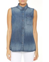 AG Jeans The Meadows Sleeveless Shirt Offshore