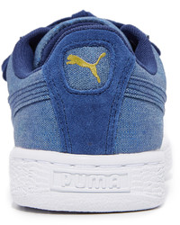 Puma Basket Denim Sneakers