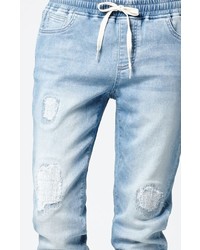Bullhead Denim Co. Daniel Wash Ripped Jogger Jeans