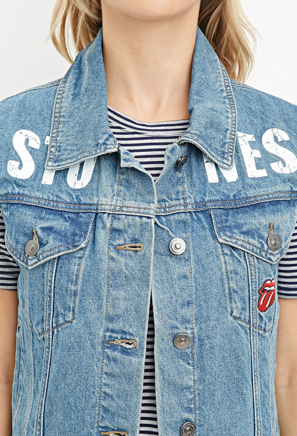 Forever 21 outlet denim vest