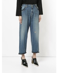 Undercover Cropped Wide Leg Jeans