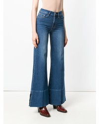Frame Denim Mid Rise Flared Jeans