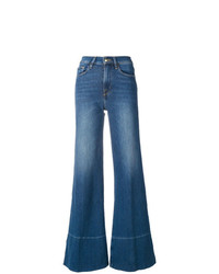 Frame Denim Mid Rise Flared Jeans