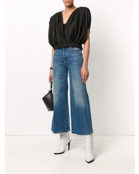 Mother The Stunner Roller High Waist Cropped Flare Jeans