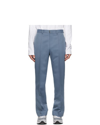 Wooyoungmi Blue Twill Trousers