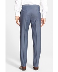 Nordstrom Flat Front Wool Trouser