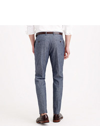 J.Crew Ludlow Suit Pant In Japanese Chambray