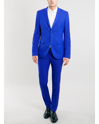 Topman Cobalt Blue Ultra Skinny Suit Pants