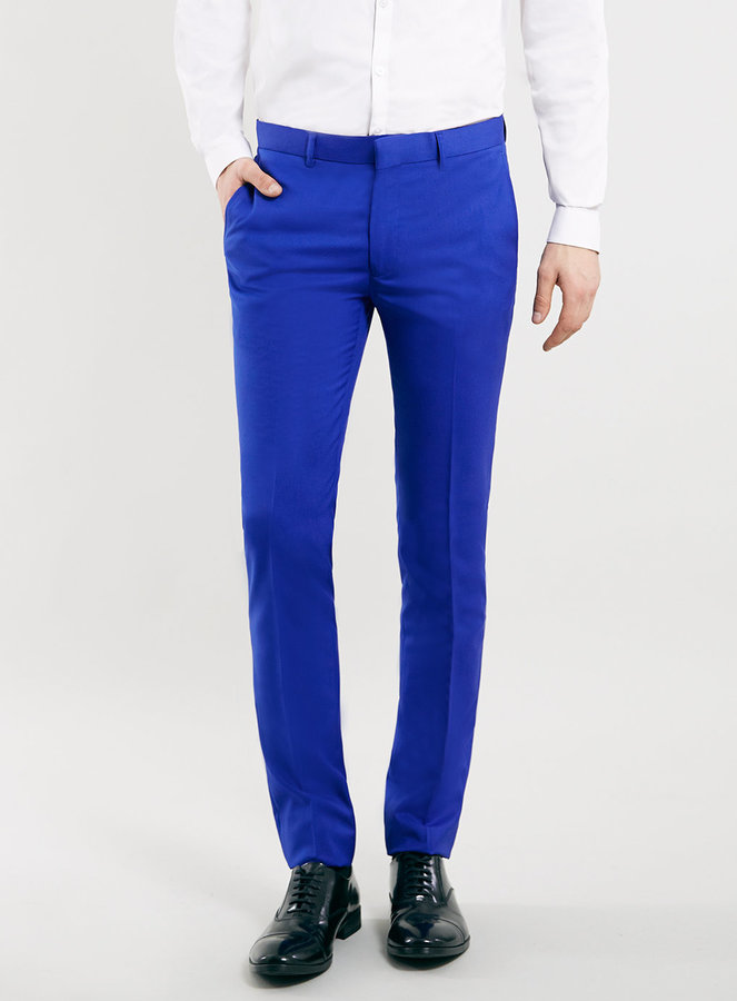 Topman Cobalt Blue Ultra Skinny Suit 