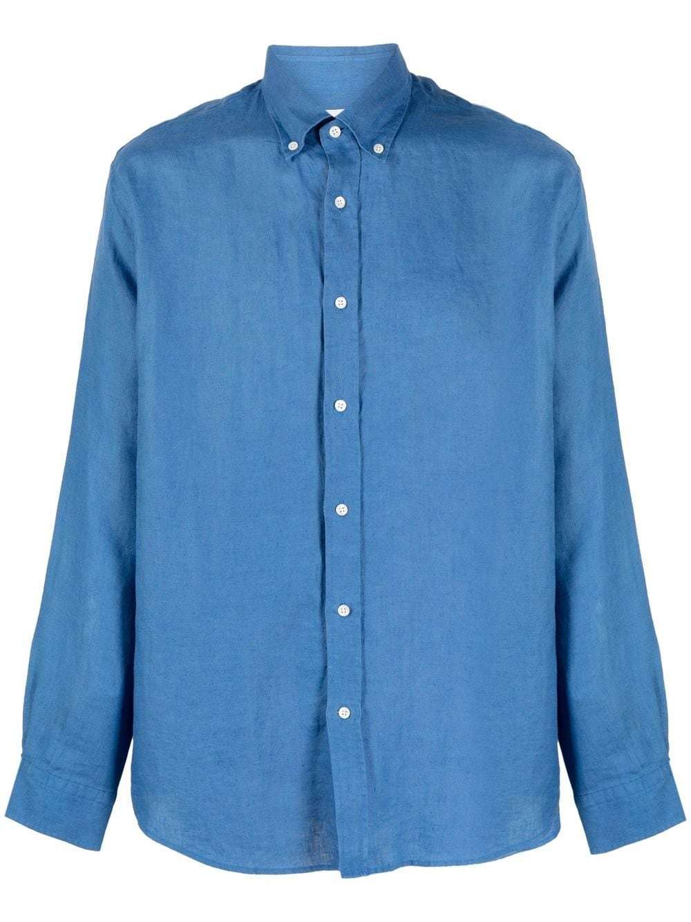 Bluemint Button Down Linen Shirt, $89 | farfetch.com | Lookastic