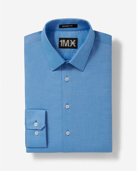 Express Classic Easy Care Oxford 1mx Shirt, $34 | Express | Lookastic