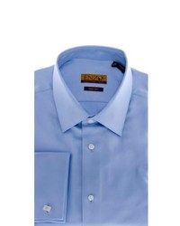 Enzo Tovare Blue Cotton Dress Shirt