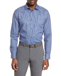 Nordstrom Men's Shop Fit Non Iron Geometric Dress Shirt