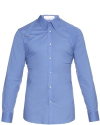 Alexander McQueen Harness Cotton Poplin Shirt