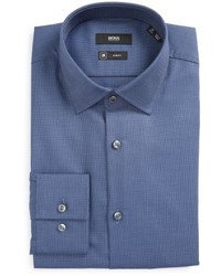 BOSS Jenno Slim Fit Solid Dress Shirt