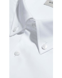Burberry Modern Fit Button Down Collar Stretch Cotton Shirt