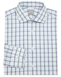 Ike Behar Regular Fit Cotton Long Sleeve Dress Shirt