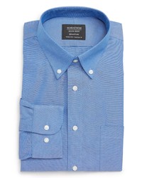 Nordstrom Shop Smartcare Traditional Fit Pinpoint Dress Shirt In French Blue At