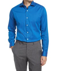 Duchamp Tailored Fit Stretch Solid Dress Shirt