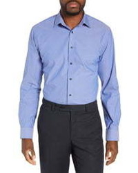 Nordstrom Men's Shop Tech  Fit Stretch Pinpoint Dress Shirt