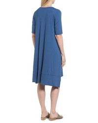 Eileen Fisher Jersey Asymmetrical A Line Dress