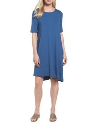 Eileen Fisher Jersey Asymmetrical A Line Dress