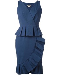 Moschino Boutique Ruffled Peplum Dress