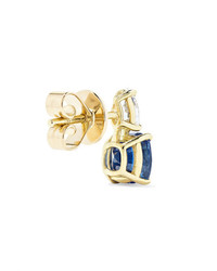 Anita Ko 18 Karat Gold Sapphire And Diamond Earring