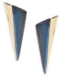 Alexis Bittar Angled Pyramid Lucite Earrings