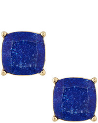 Lydell NYC Cushion Cut Cz Speckle Stud Earrings Blue