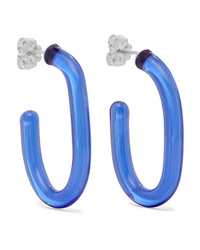 Leigh Miller Glass Hoop Earrings