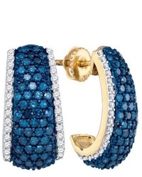 SEA Of Diamonds 152ct Blue Diamond Fashion Earrings