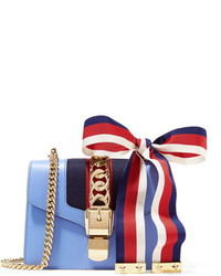 Blue Embellished Bag