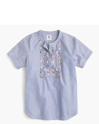 J.Crew Collection Thomas Mason For Embellished Top