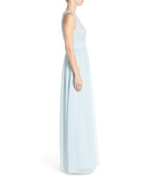JS Collections Embellished Chiffon Gown